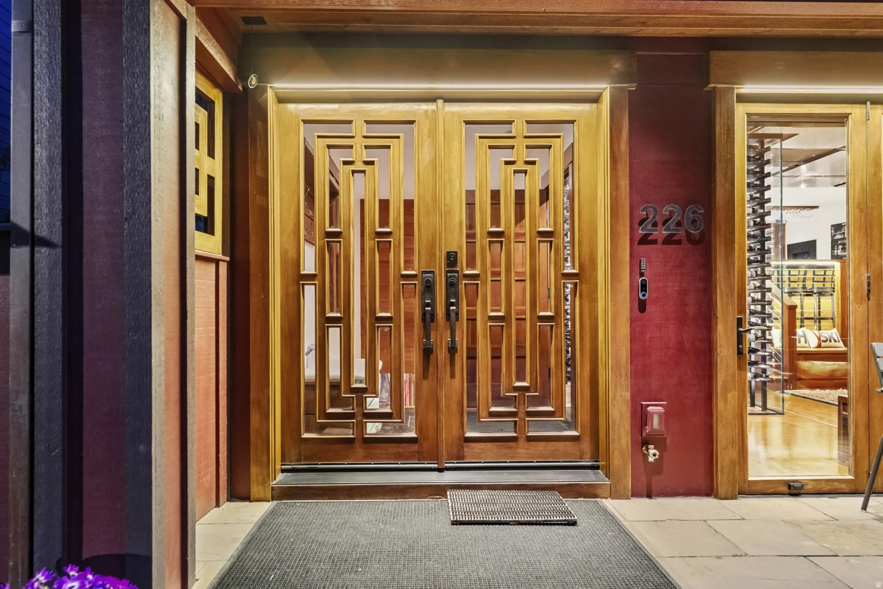 Entrance to property