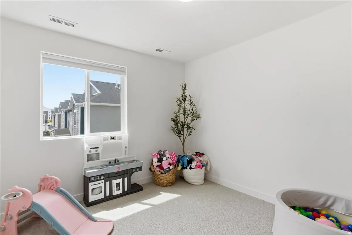 Bedroom used as playroom