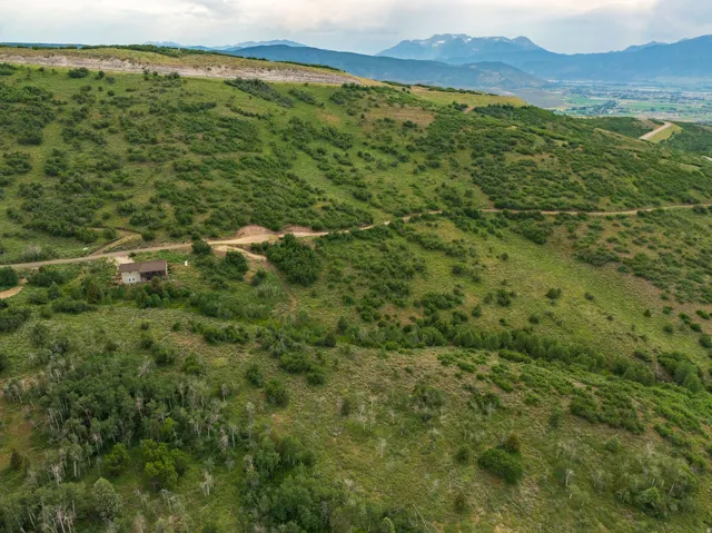 Aerial view of mountains