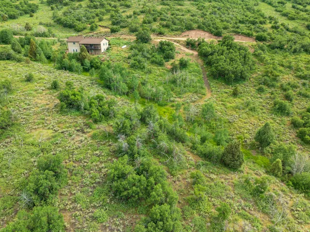 View from above of property