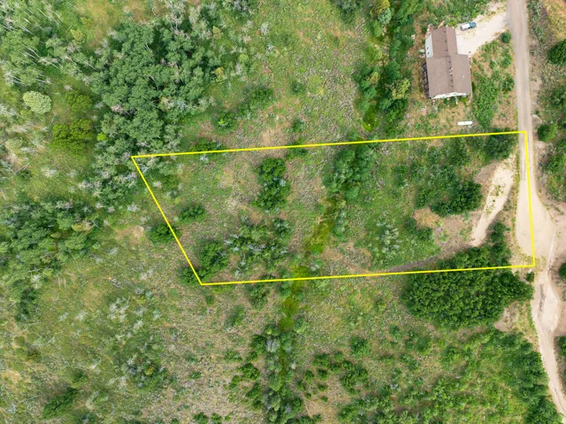 View of property location with property parcel outlined