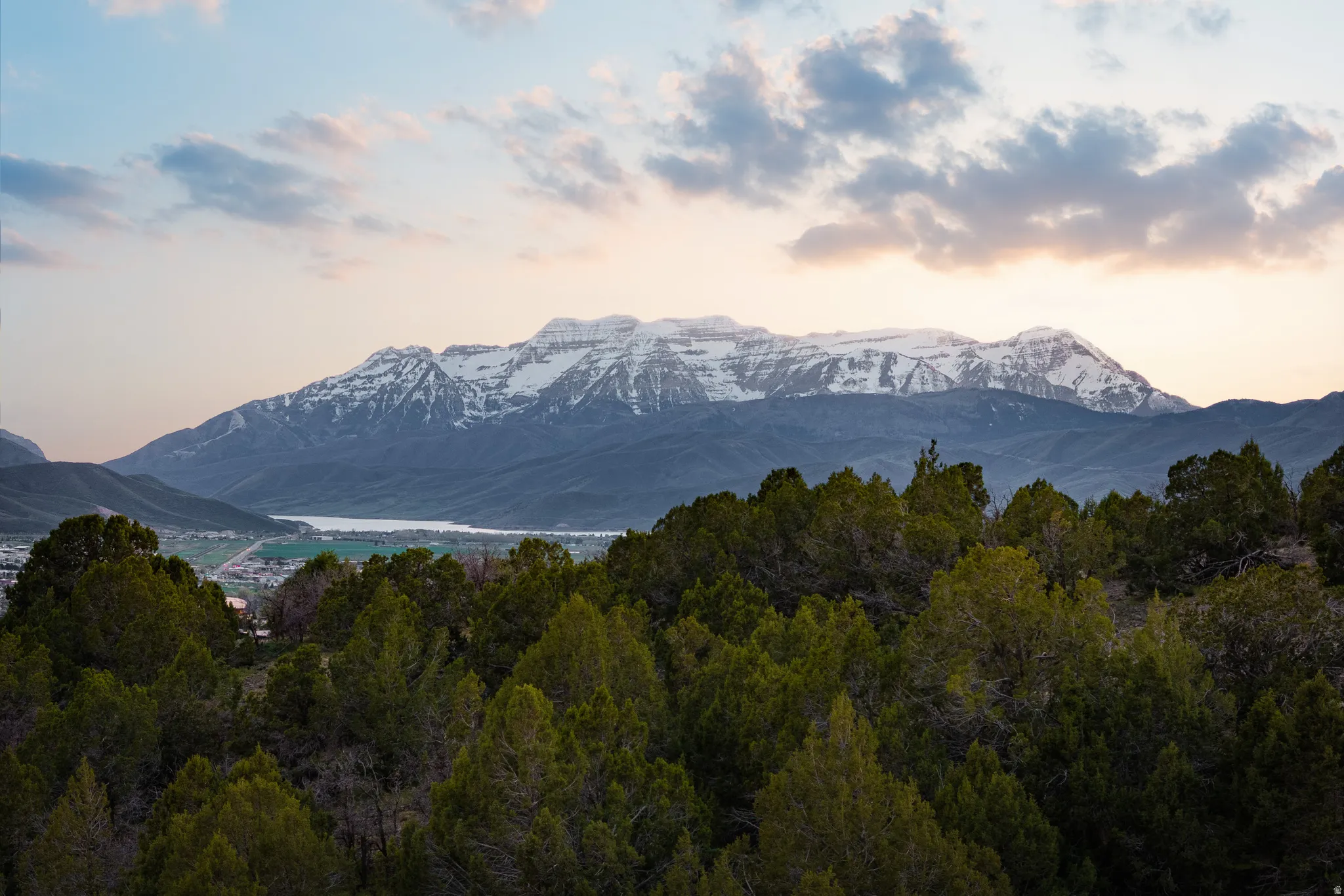 View of mountain background