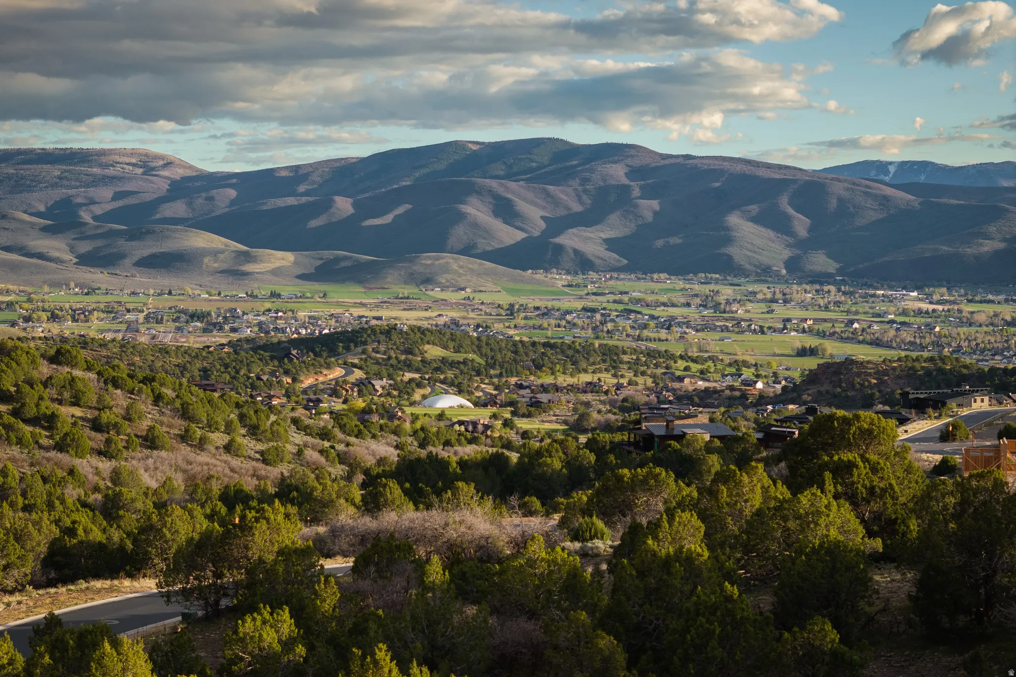 View of mountain background