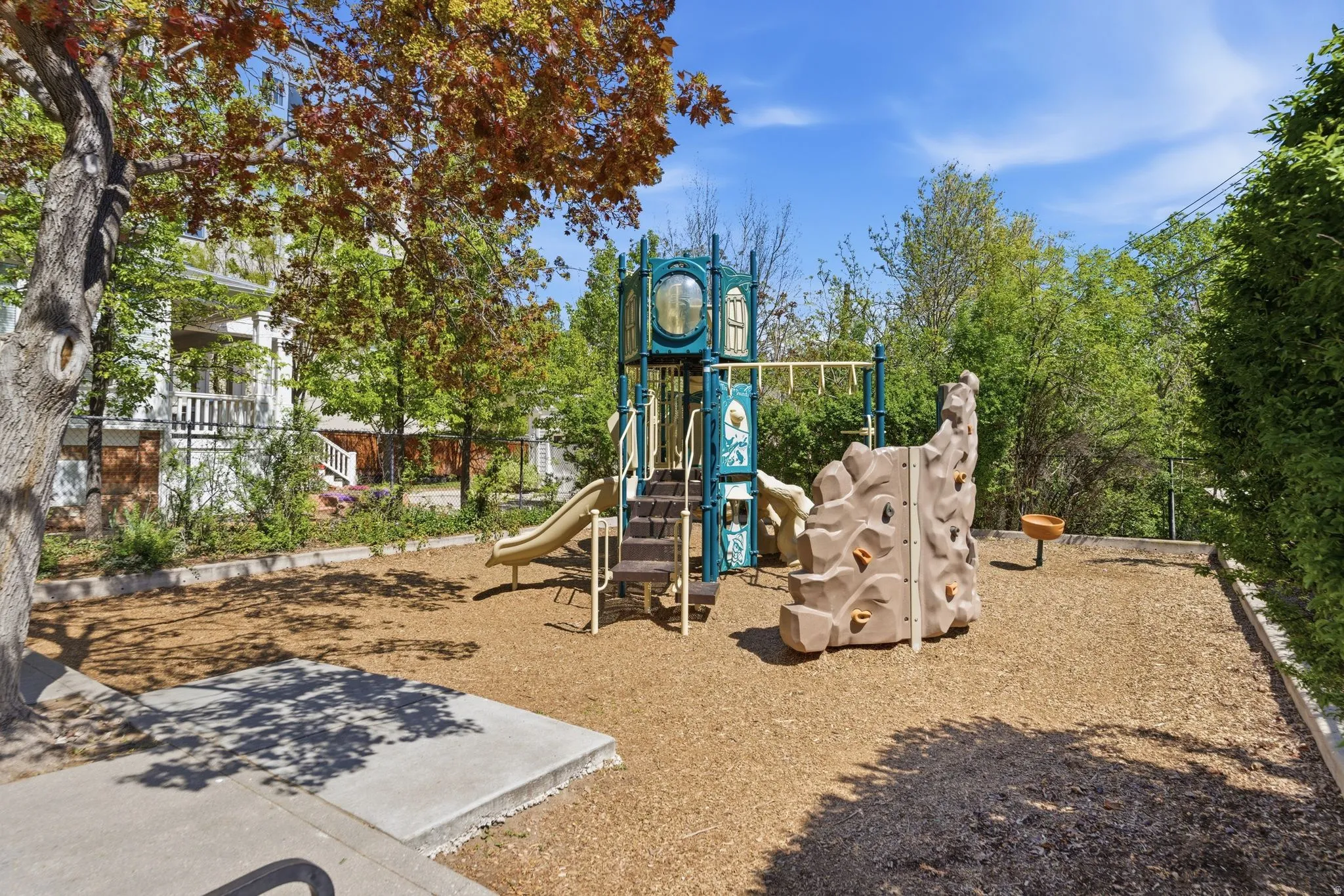 View of community playground