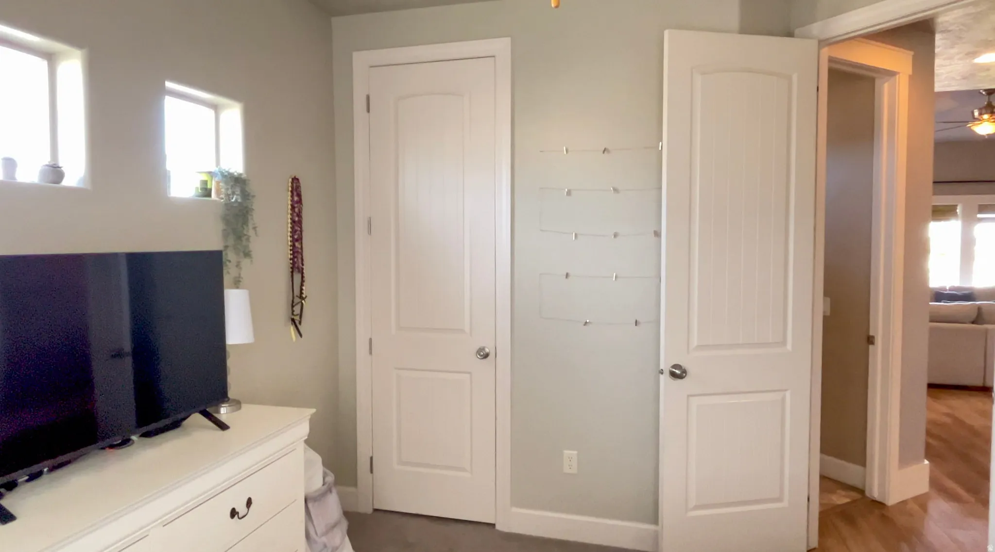 Bedroom featuring baseboards