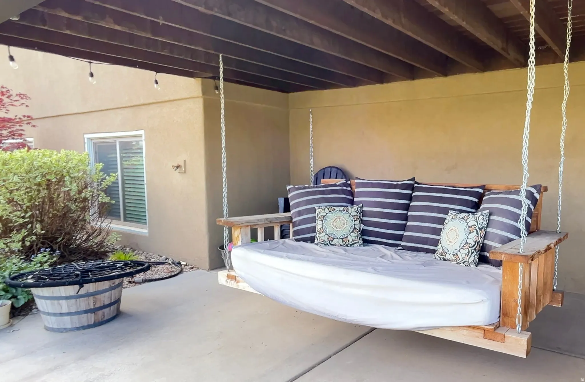 View of patio