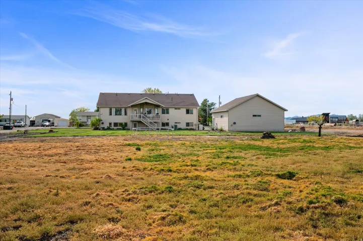 Rear view of property