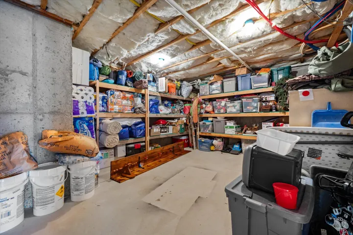 View of storage room
