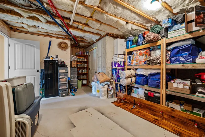 View of storage room