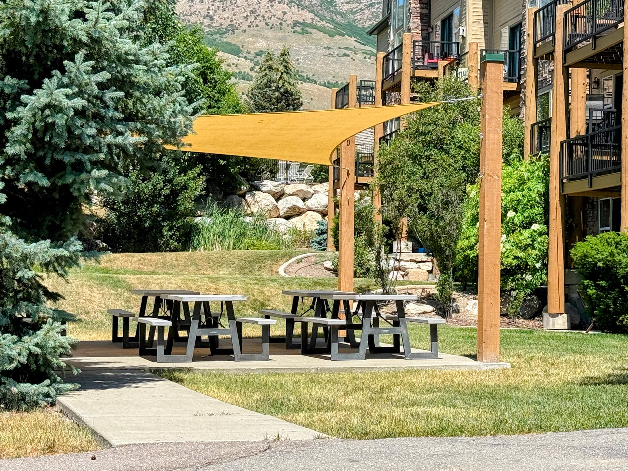 View of home's community featuring a mountain view