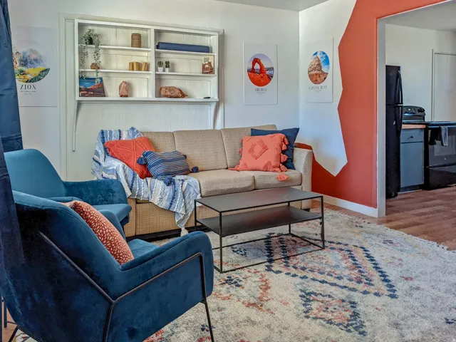 Building 3 Duplex- Living room of unit 6
