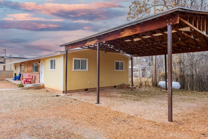 Building 3 with carport view