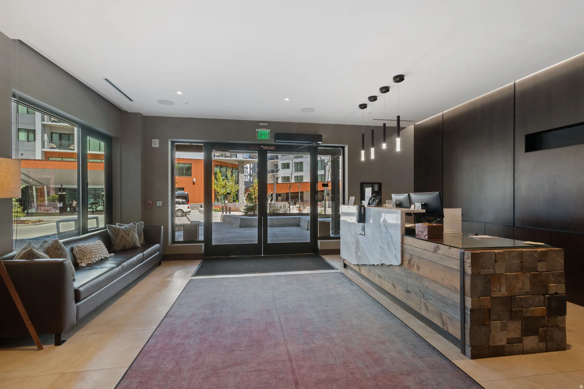 View of welcome area