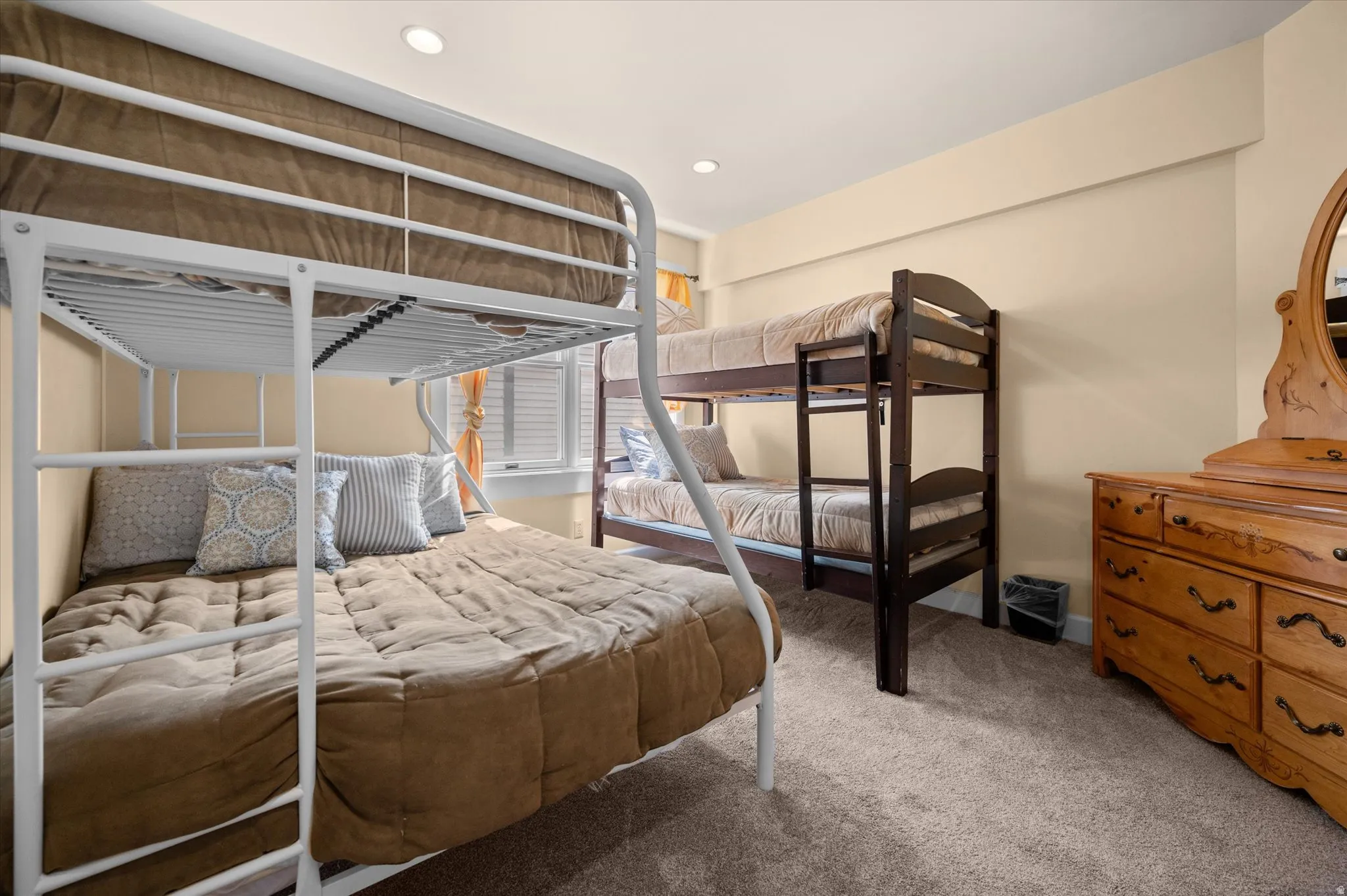 Guest bedroom sleeps six.