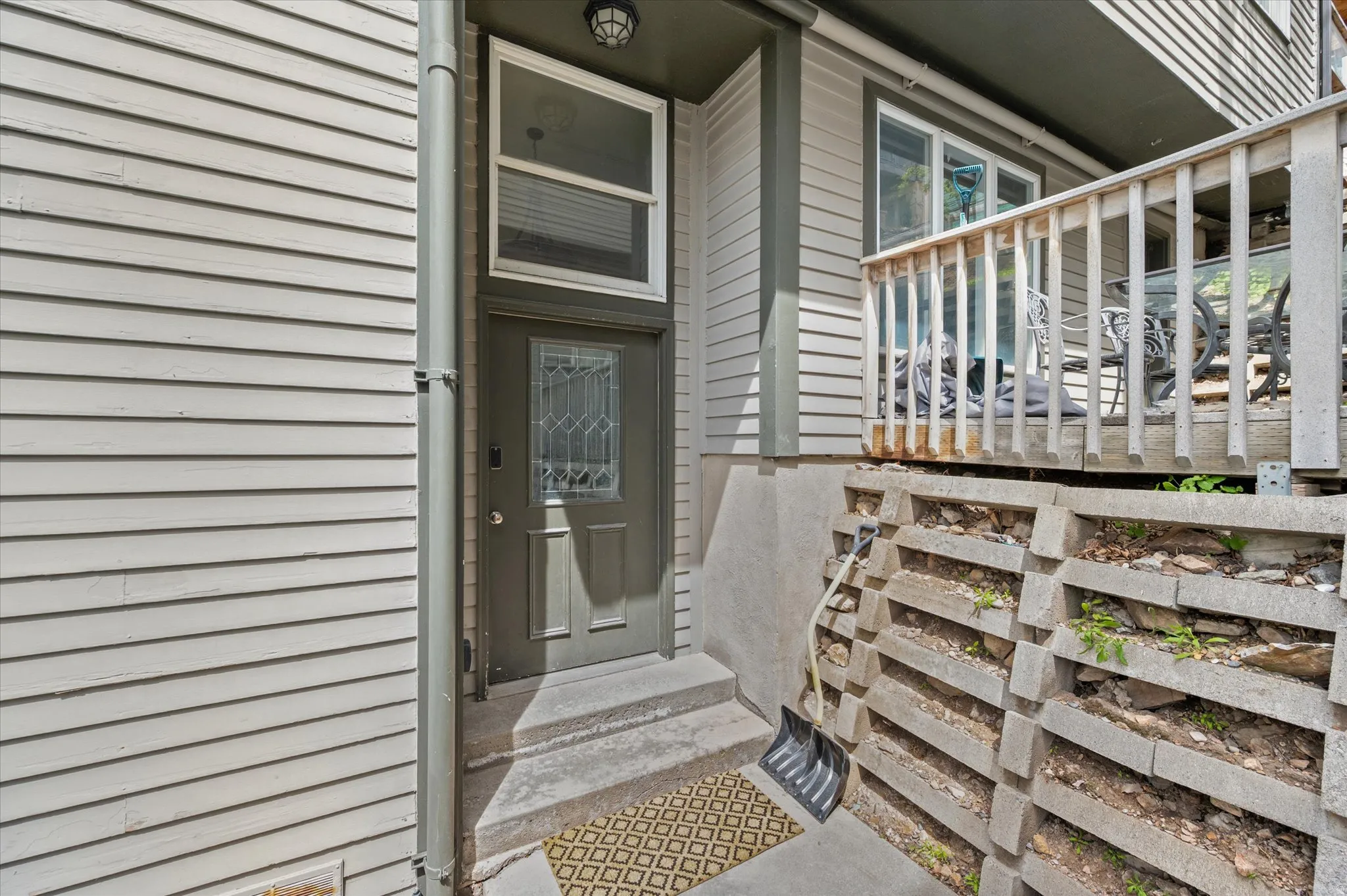 Doorway to property.