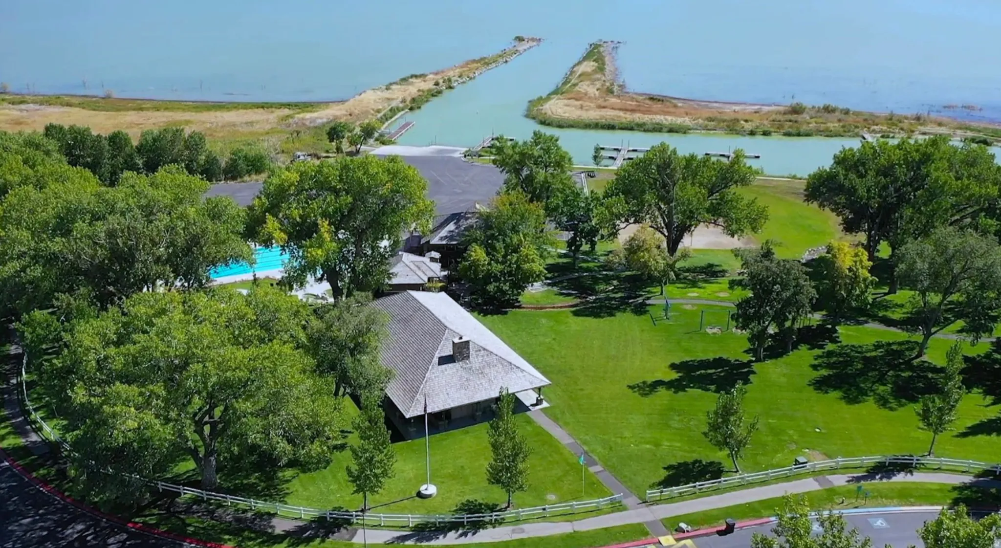 Clubhouse and Hot Springs pool