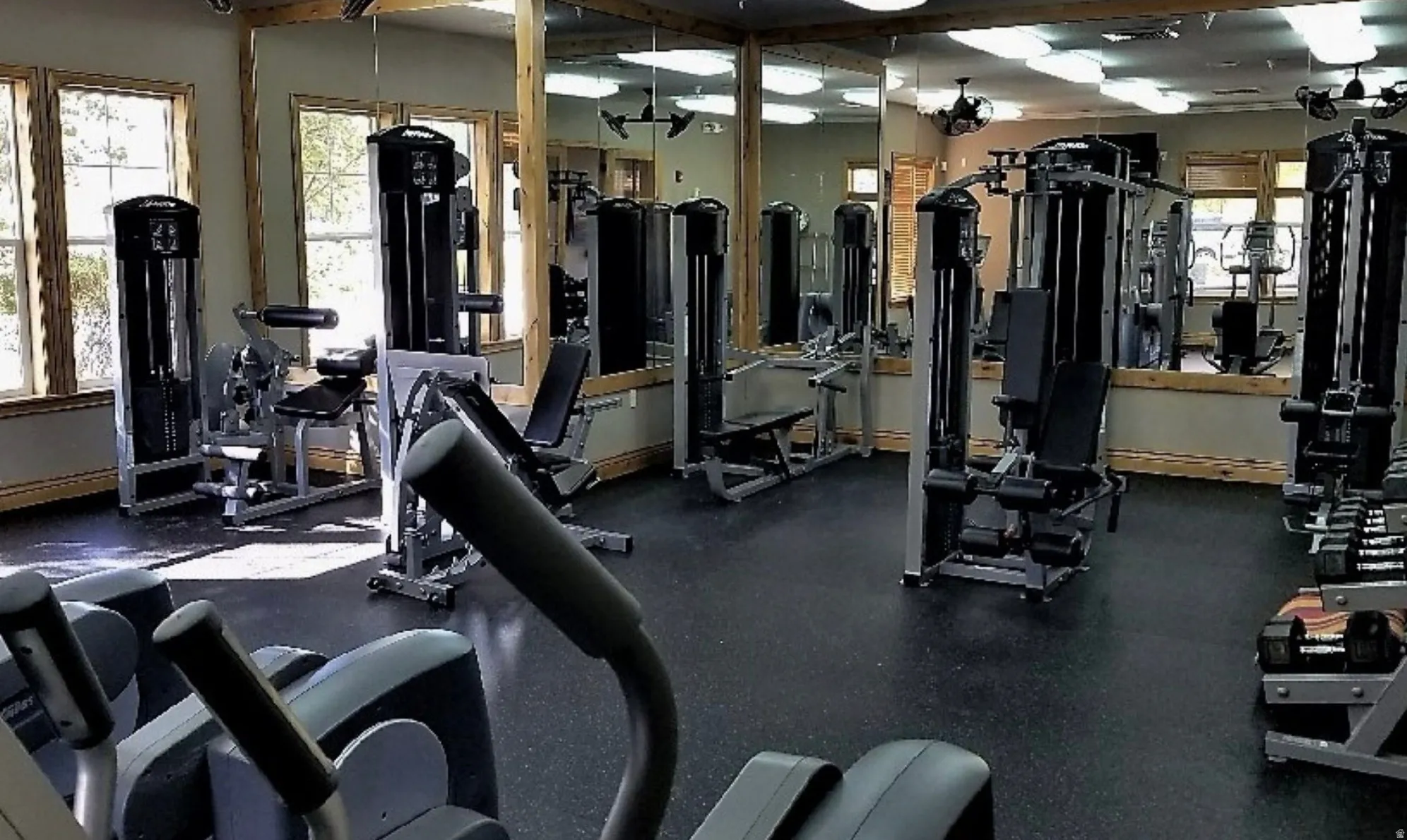 Clubhouse with gym