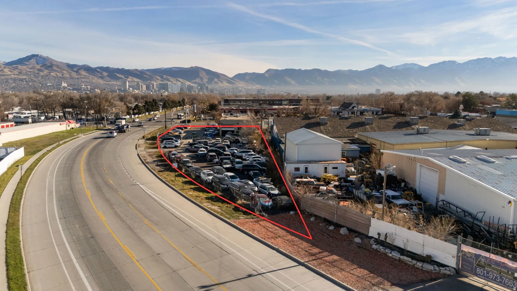 Bird's eye view of mountains