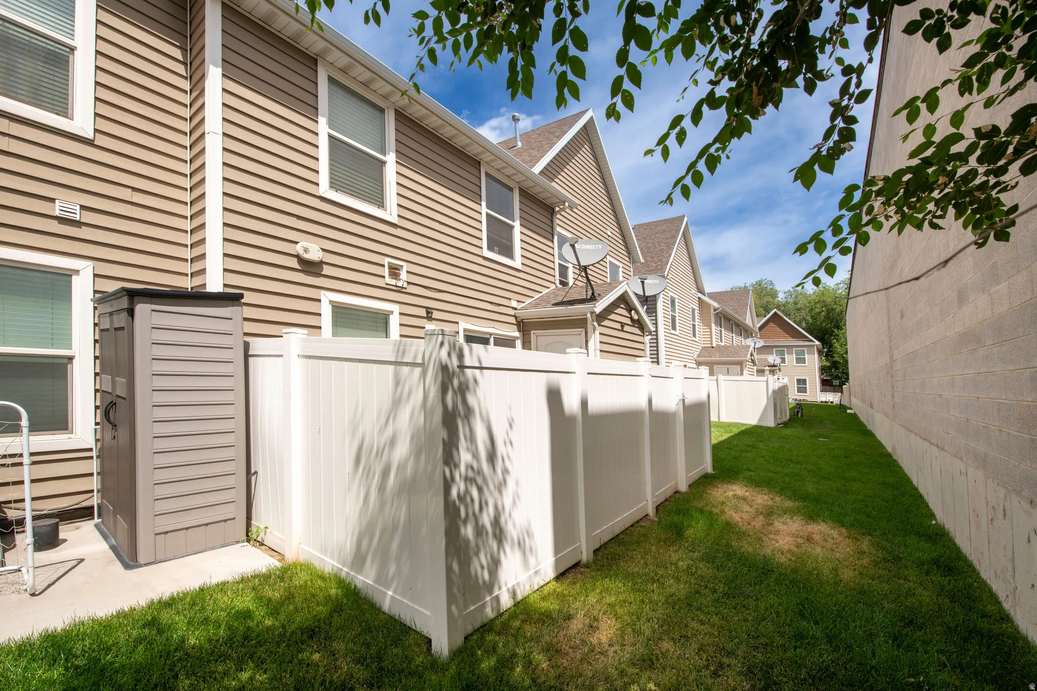 Rear view of property