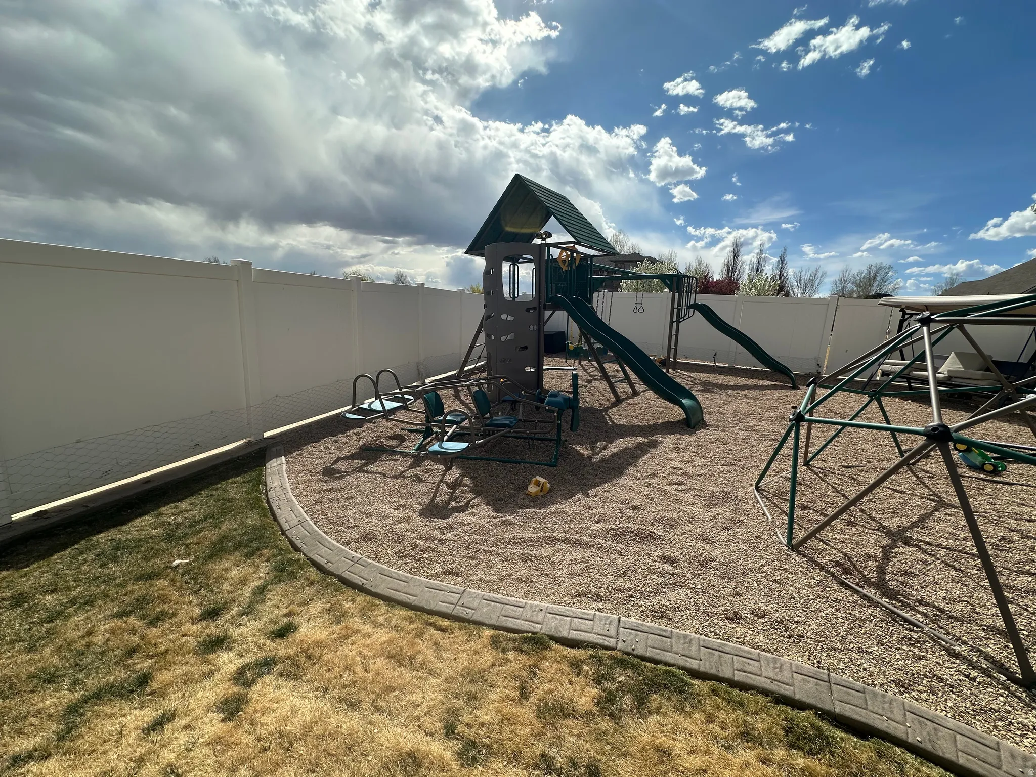 View of jungle gym
