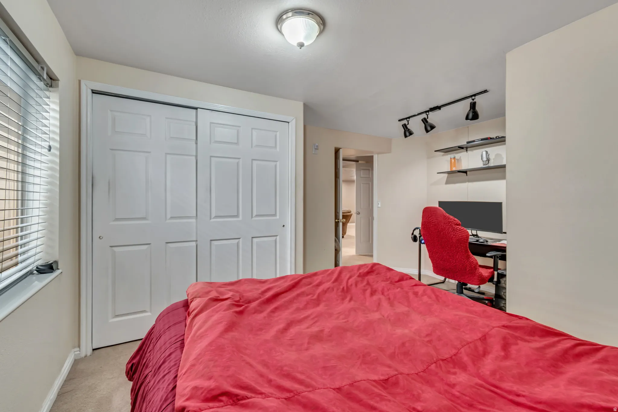 Another angle of the downstairs bedroom.