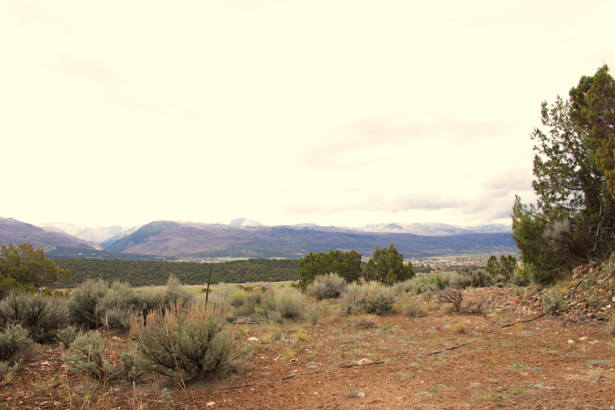 View of mountain background