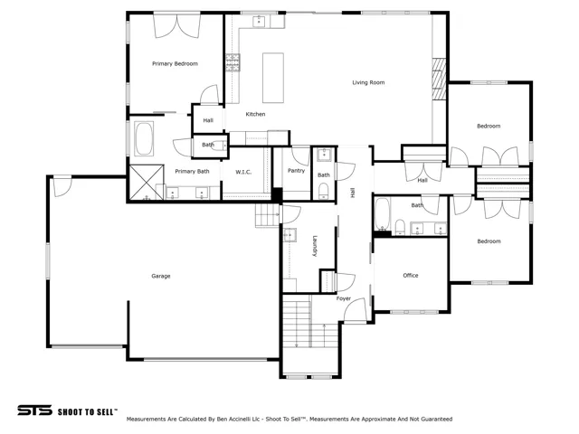 View of floor plan / room layout