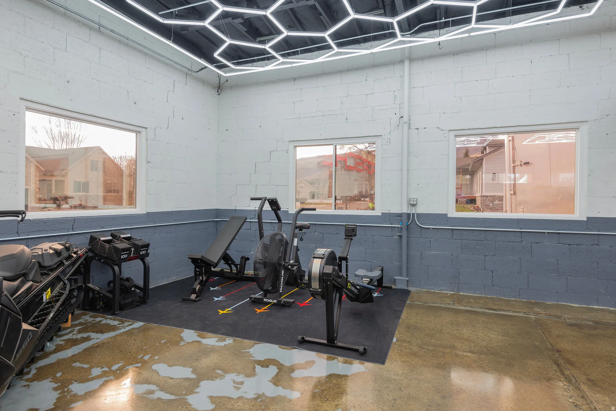 View of workout area