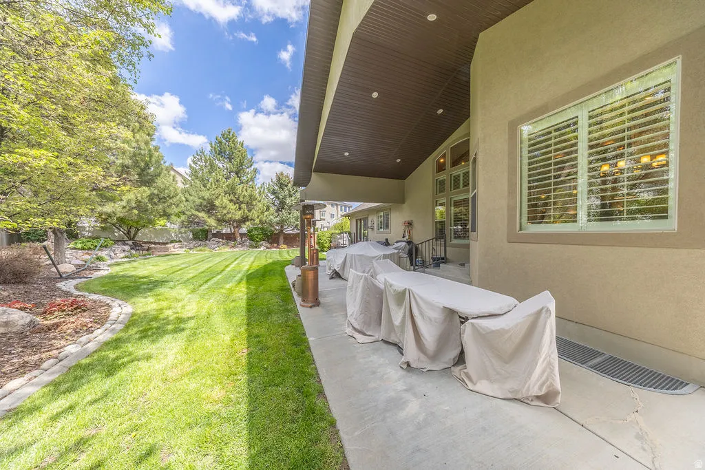 View of patio