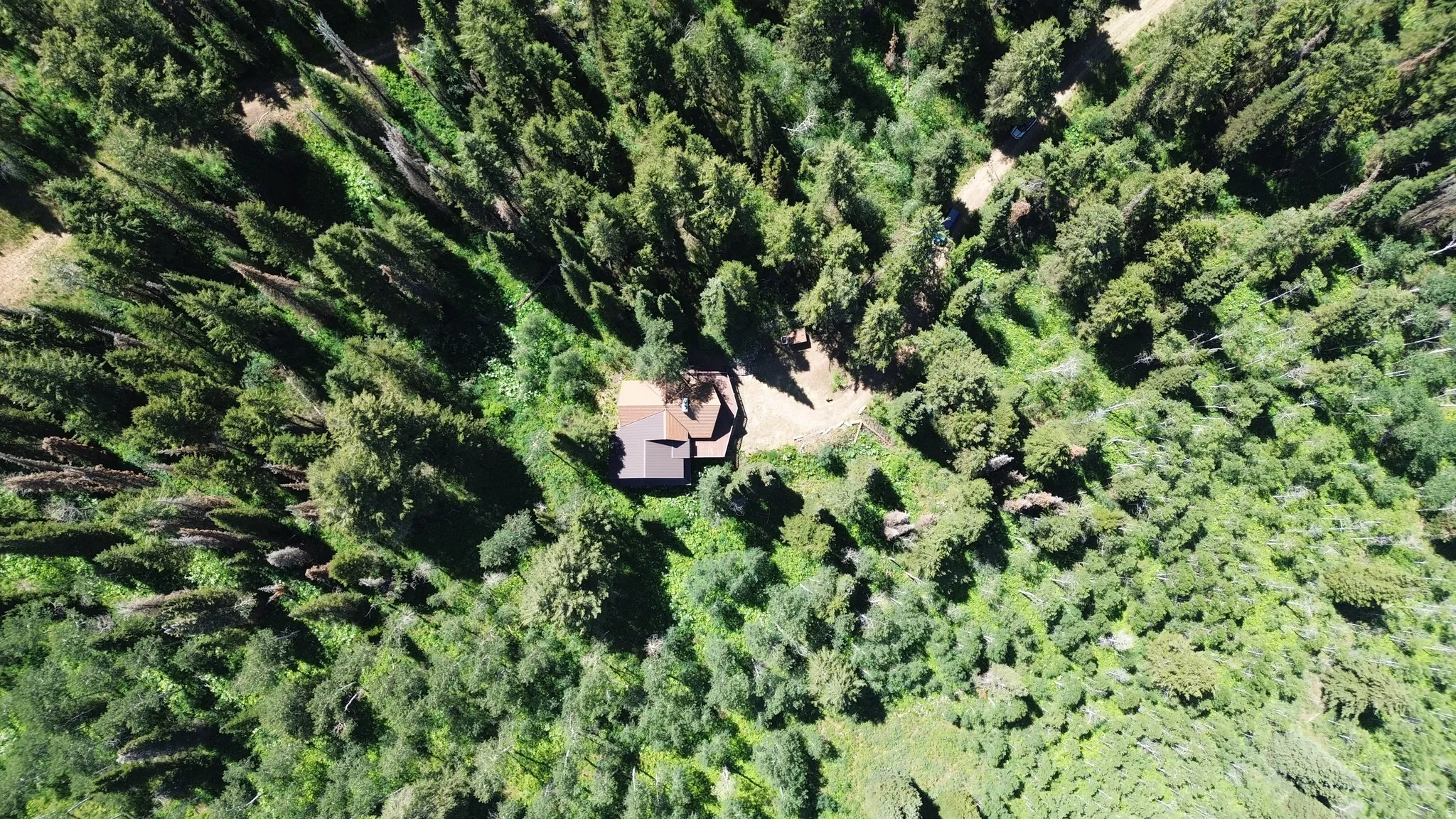 Aerial view of property and surrounding area