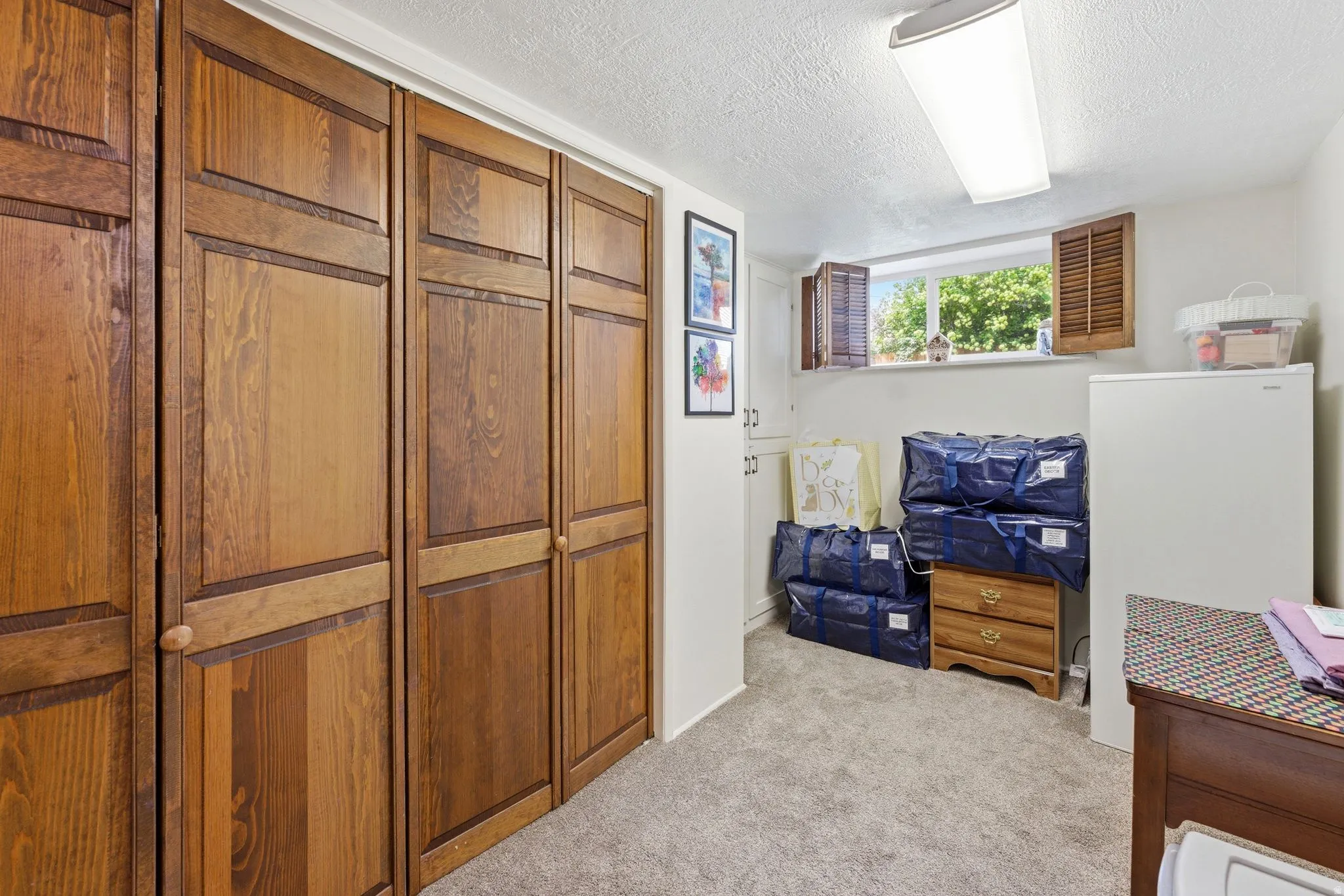 Bedroom in basement