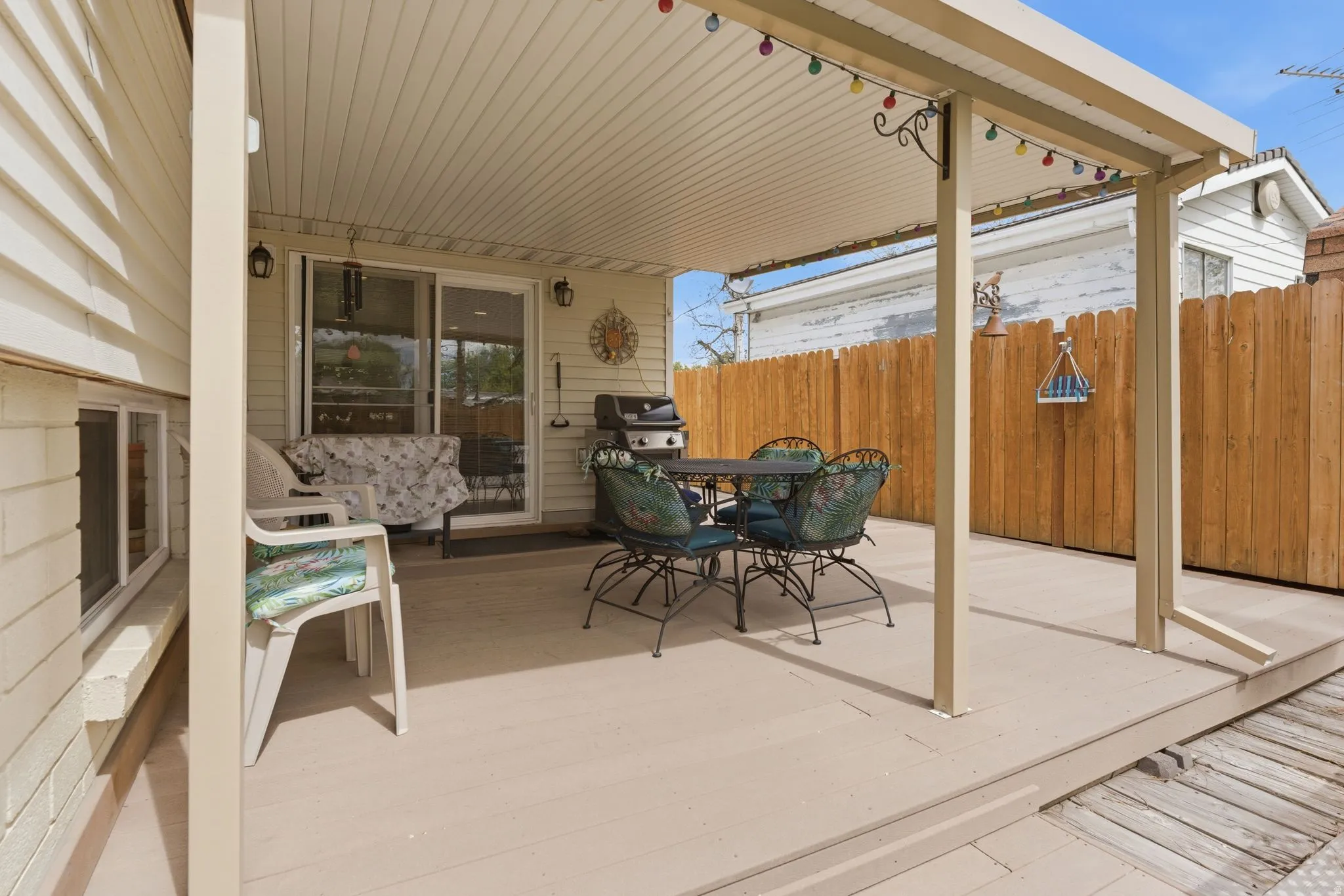 Back covered Patio