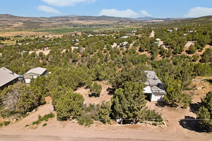 Drone / aerial view of mountains