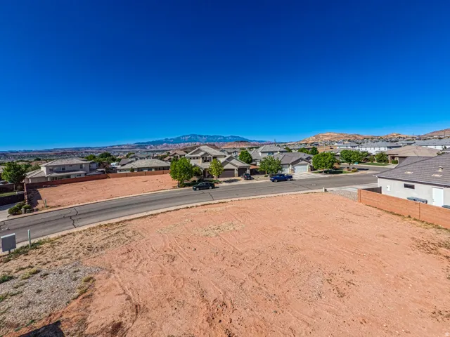 Mountain view with nearby suburban area