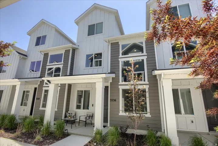 View of front of home with a porch