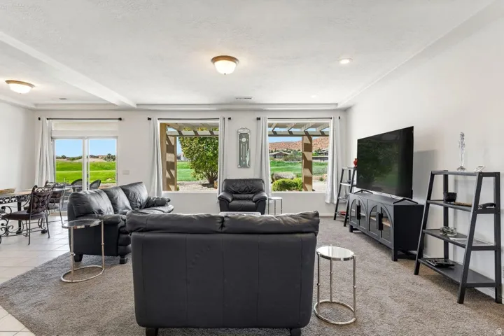 Living room featuring healthy amount of natural light