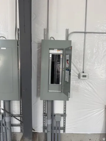 Utilities with electric panel