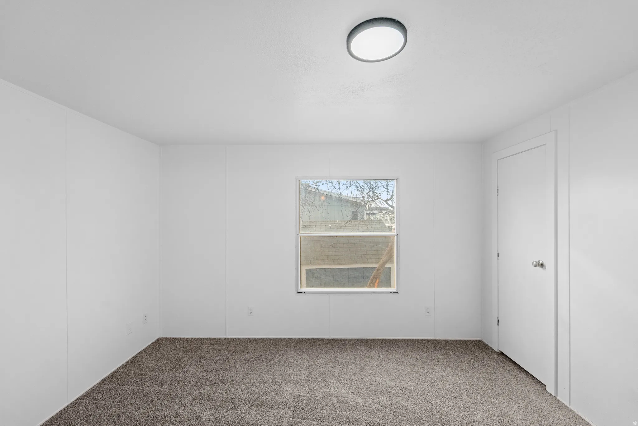 Empty room with carpet