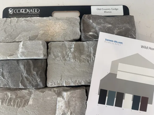 Stone and exterior colors