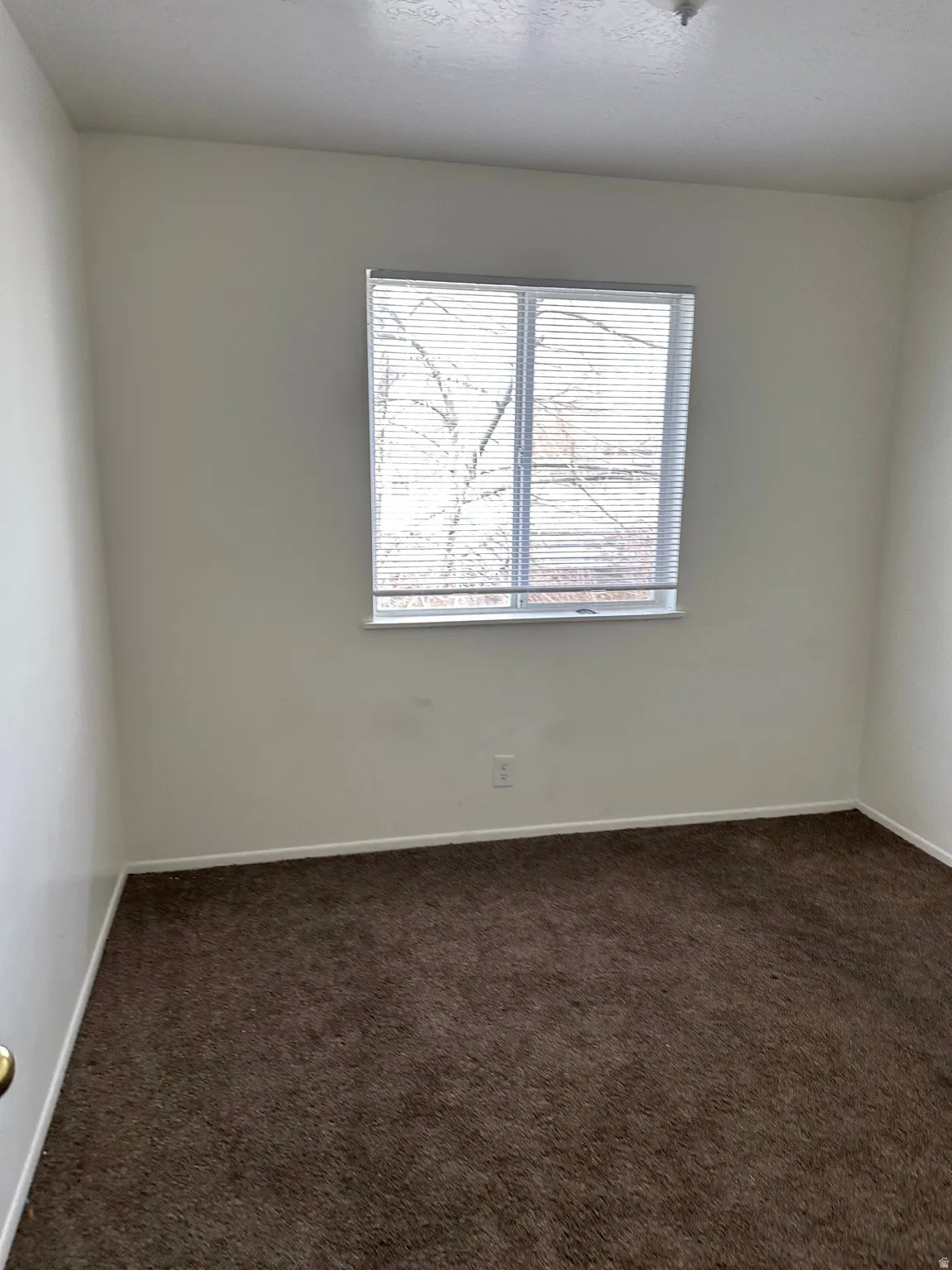 Spare room with dark carpet
