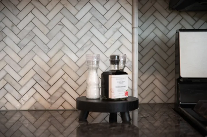 Custom tile back splash