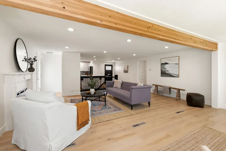 Huge natural wood beam