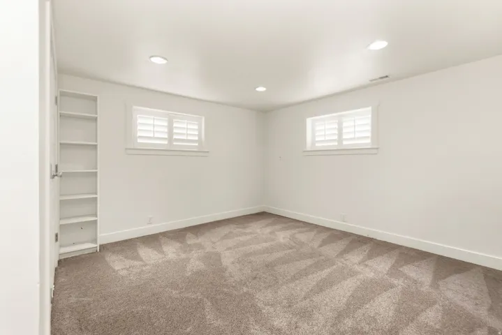 Basement bedroom