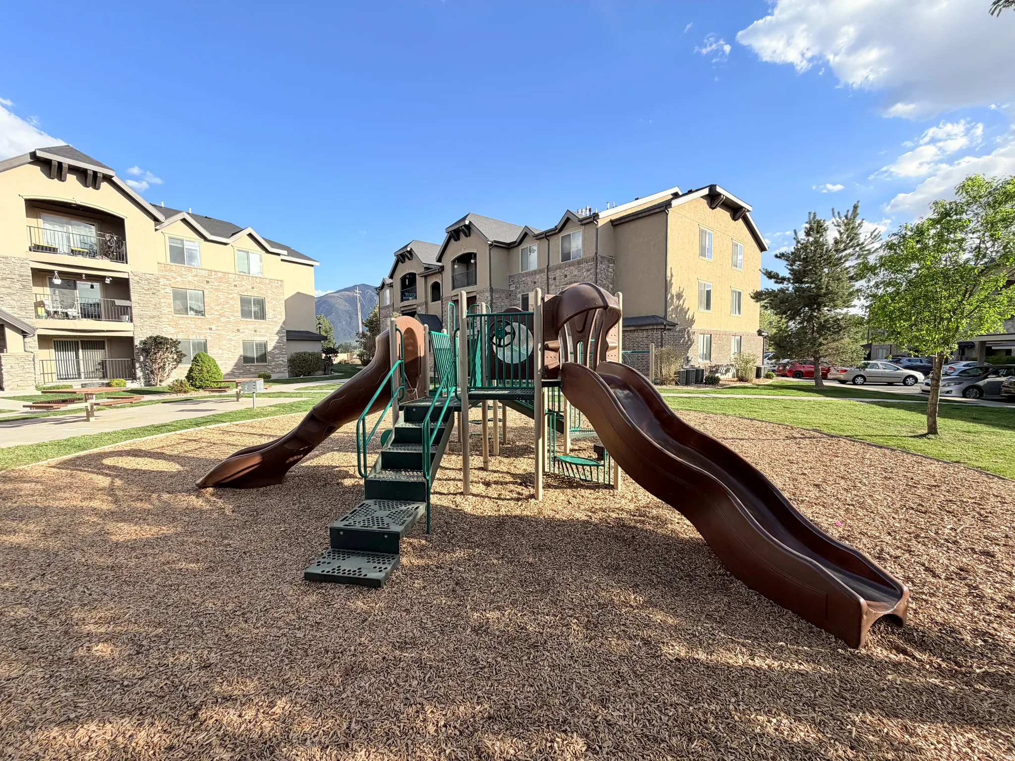 View of community playground