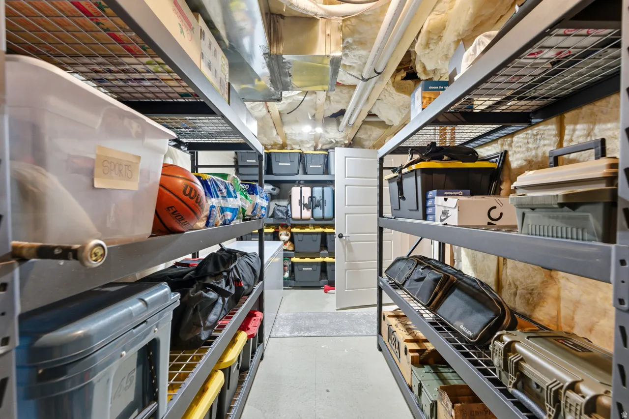 View of storage area