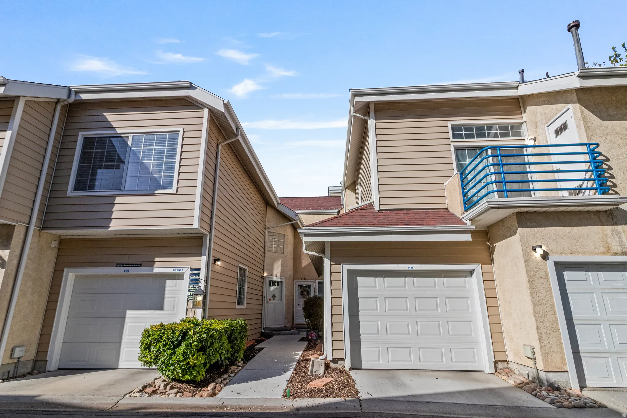 Traditional-style house with an attached garage