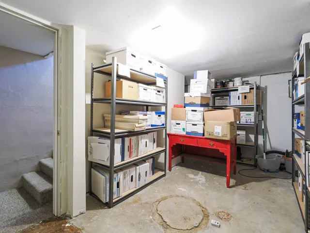 View of storage room