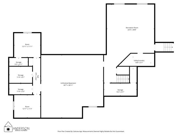 Basement floor plan
