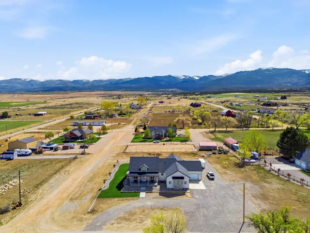 View of rural area featuring a mountain backdrop