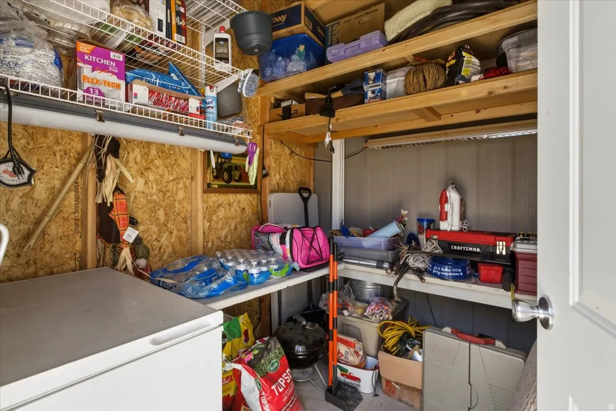 View of storage room